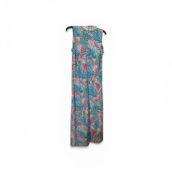 Pappagallo Catus Rose Combo Sleeveless Printed Maxi Dress - Picture 3 of 6